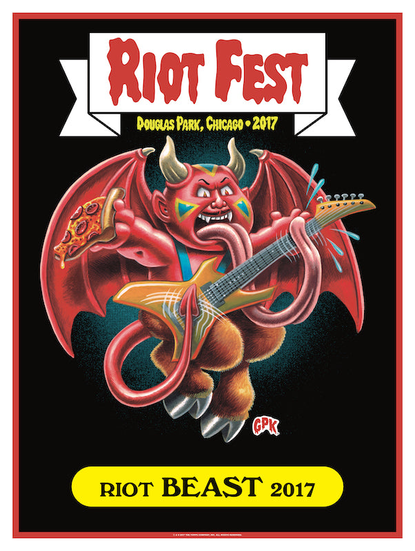 Garbage Pail Kids Screen Printed Poster