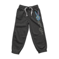 Riot Melted Bunny Black Sweatpants