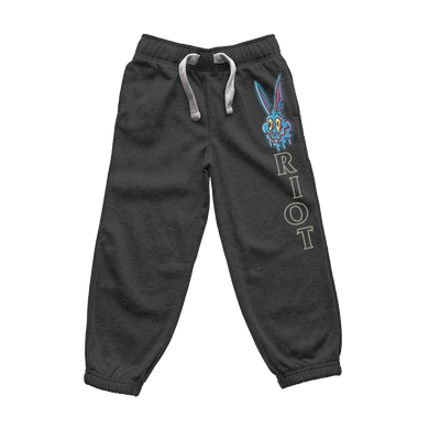 Riot Melted Bunny Black Sweatpants Preorder