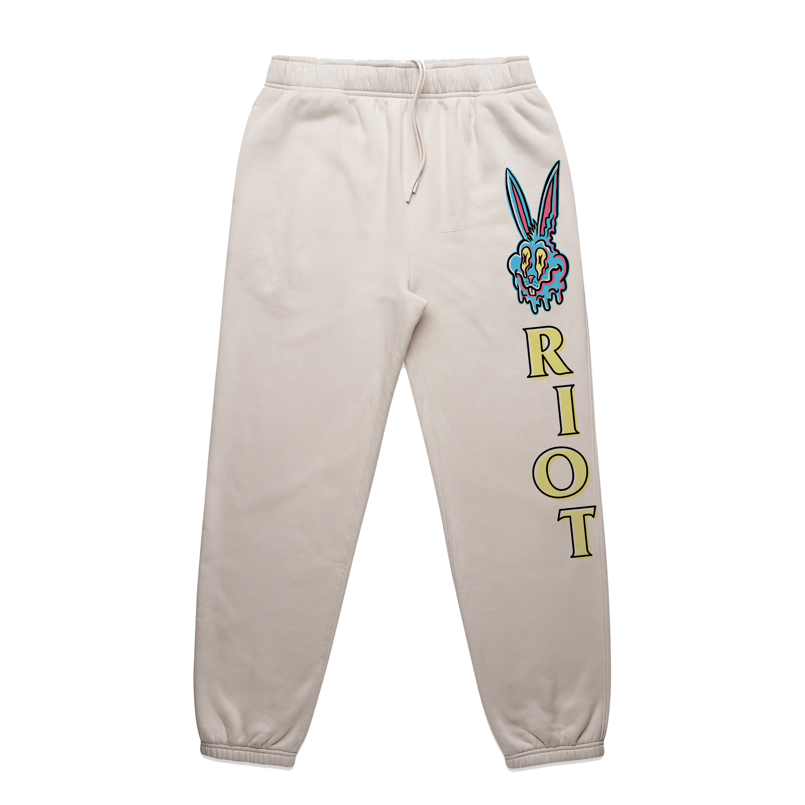 Riot Melted Bunny Cream Sweatpants