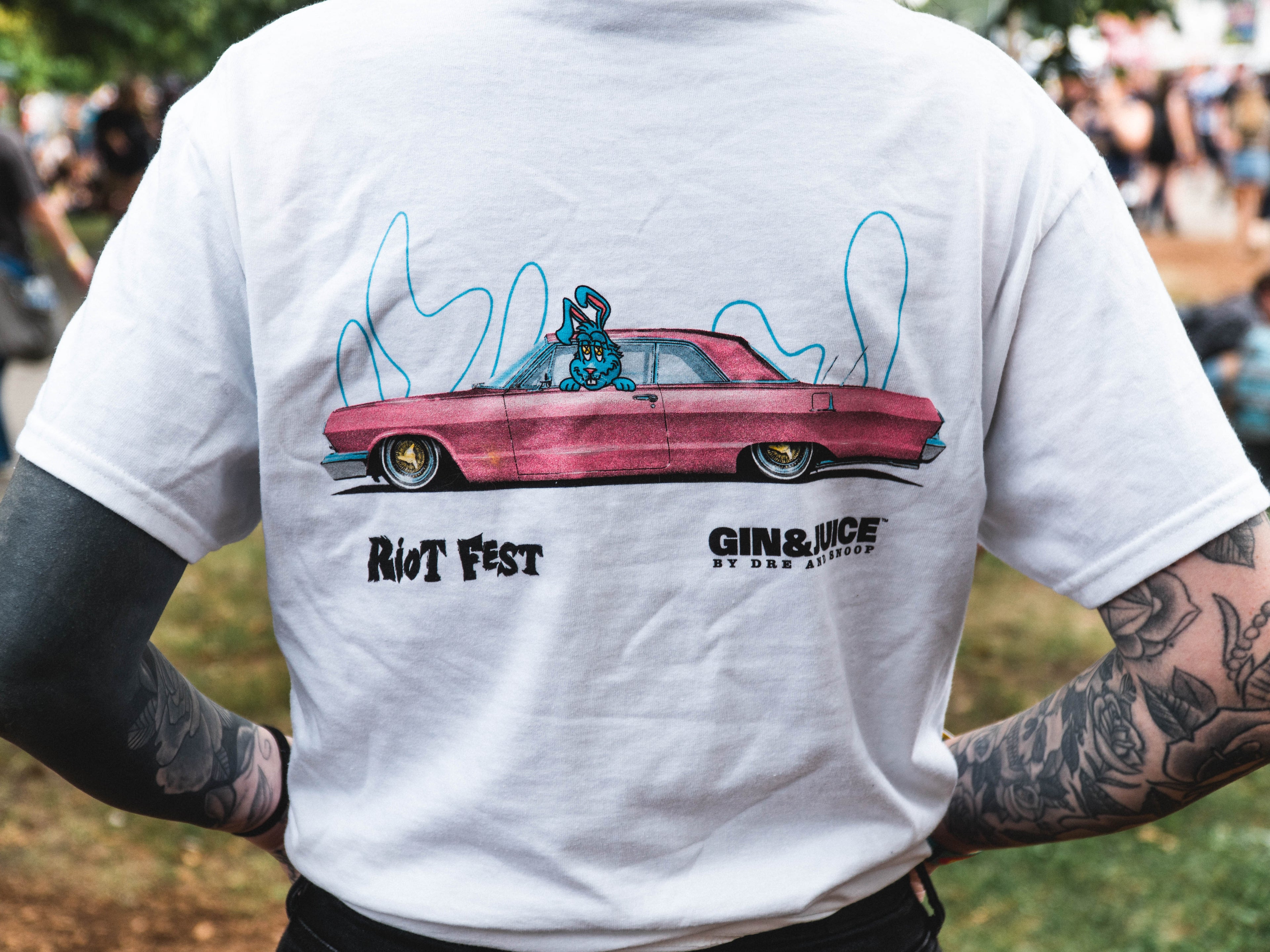 Gin & Juice + Riot Fest Collab Tee