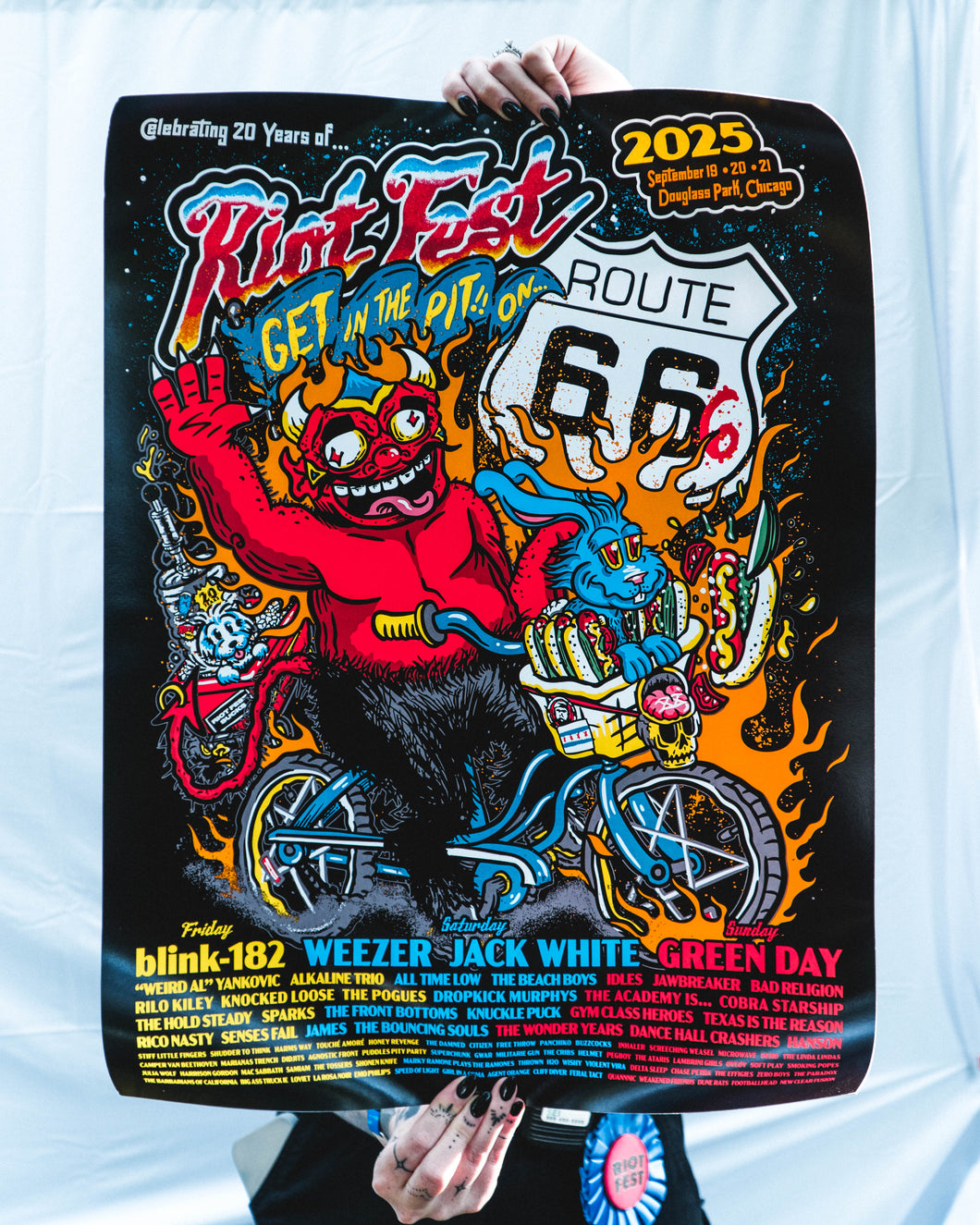 2025 Route 66 Screen Printed Poster