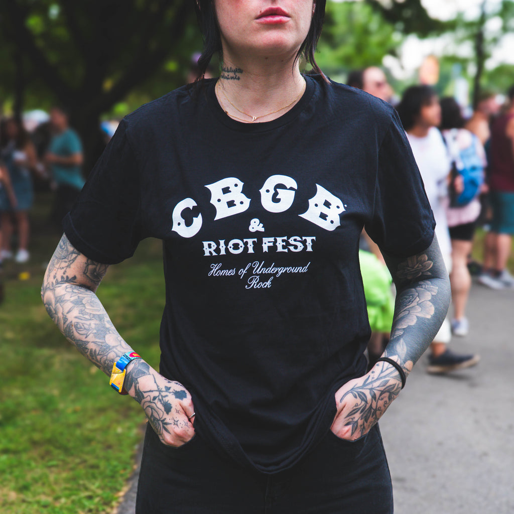 CBGB + Riot Fest Collab Tee