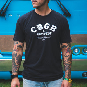 CBGB + Riot Fest Collab Tee