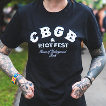 CBGB + Riot Fest Collab Tee