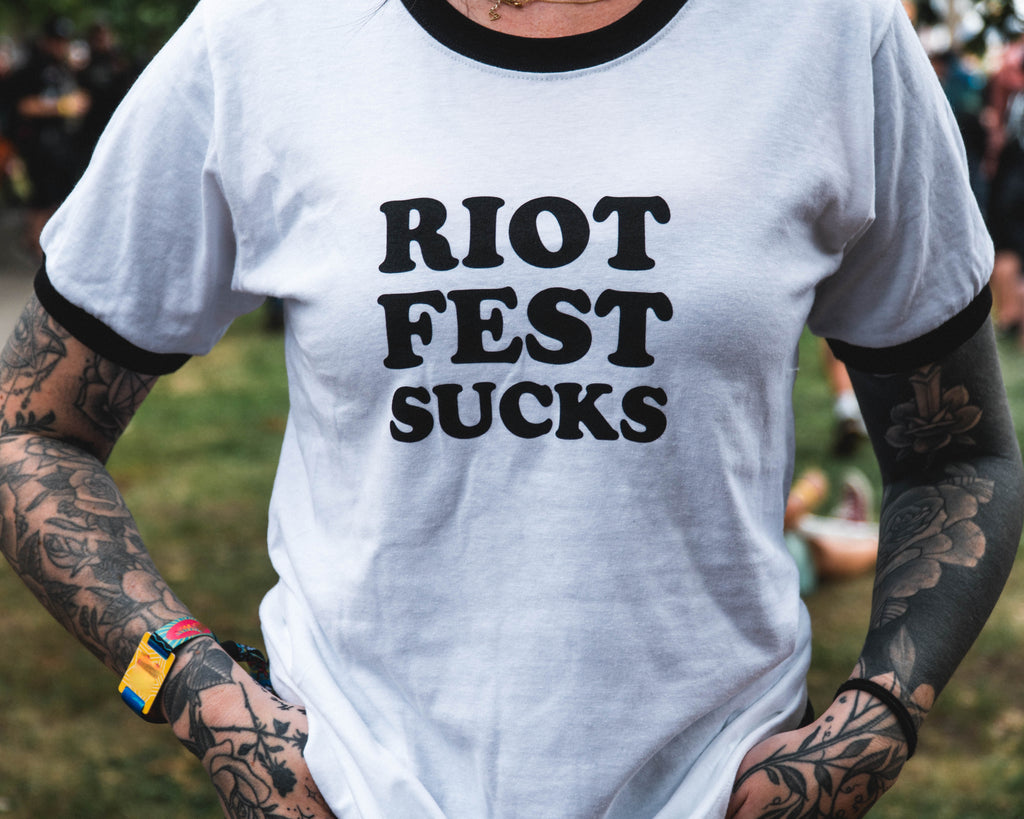 Riot Fest Sucks Ringer Tee