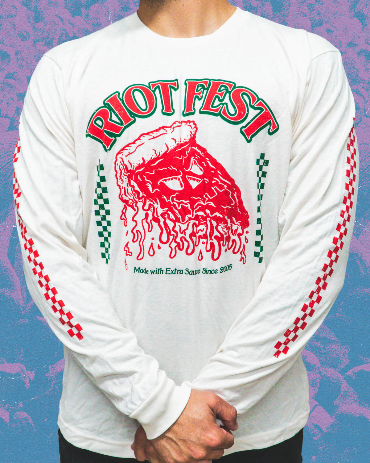 2026 Pizza Long Sleeve Lineup Tee