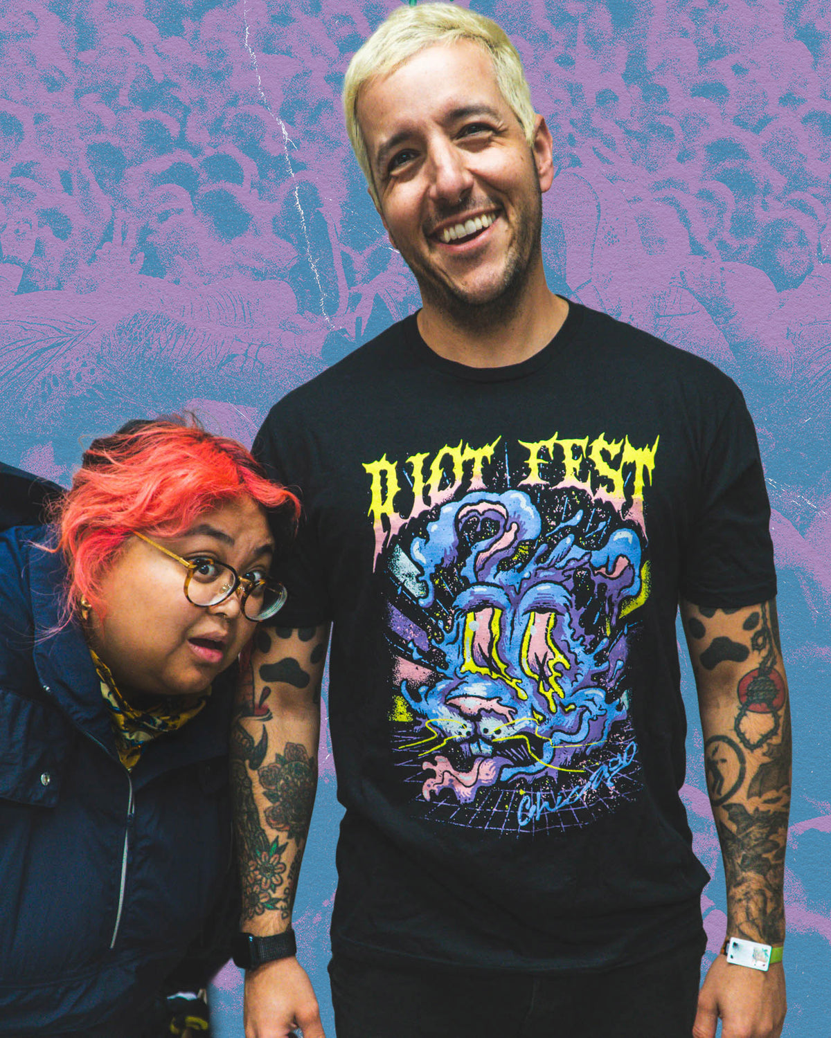 2026 Psychedelic Bunny Lineup Tee