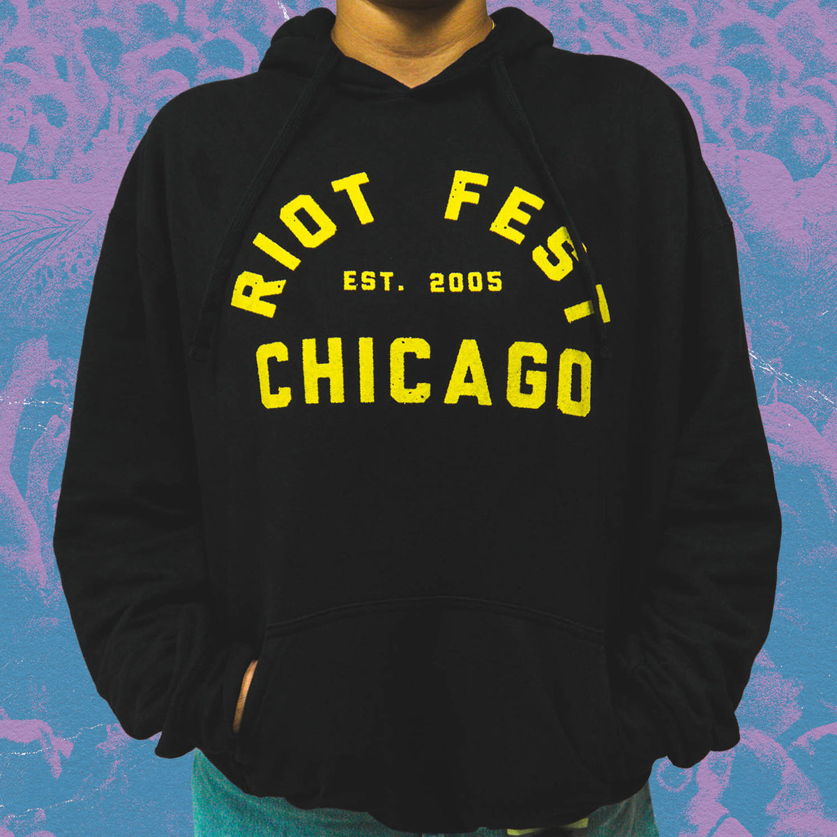 Simple Lineup Pullover Hoodie