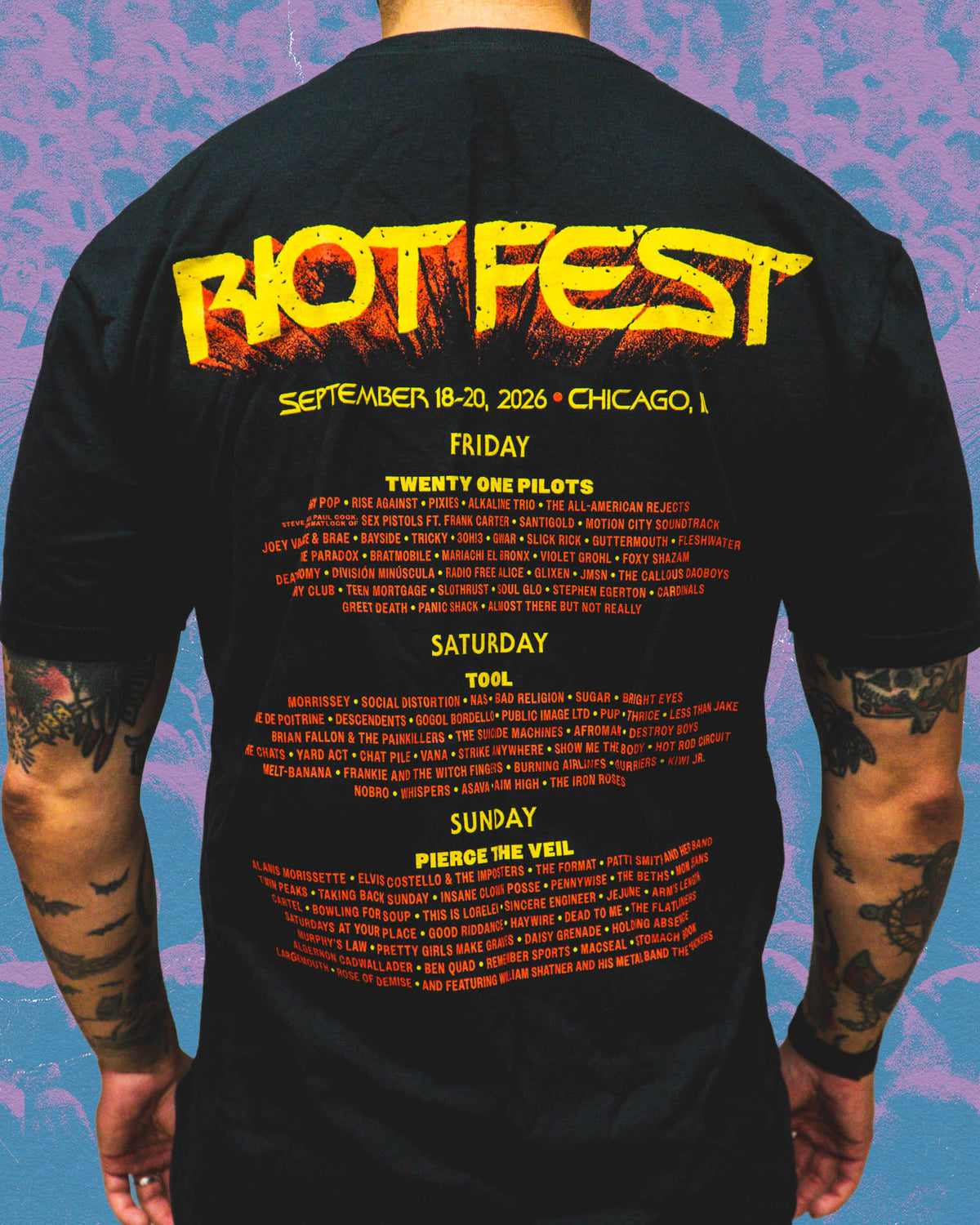 2026 Wrath of Cats Lineup Tee