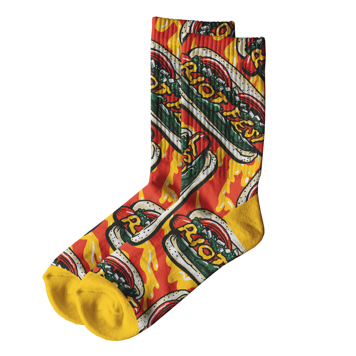 Hot Dog Socks