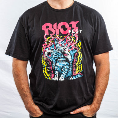 Cosmic Cats 2023 Riot Fest Lineup Tee