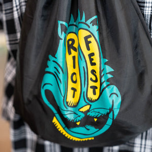 Riot Fest Crazy Cat Cinch Bag