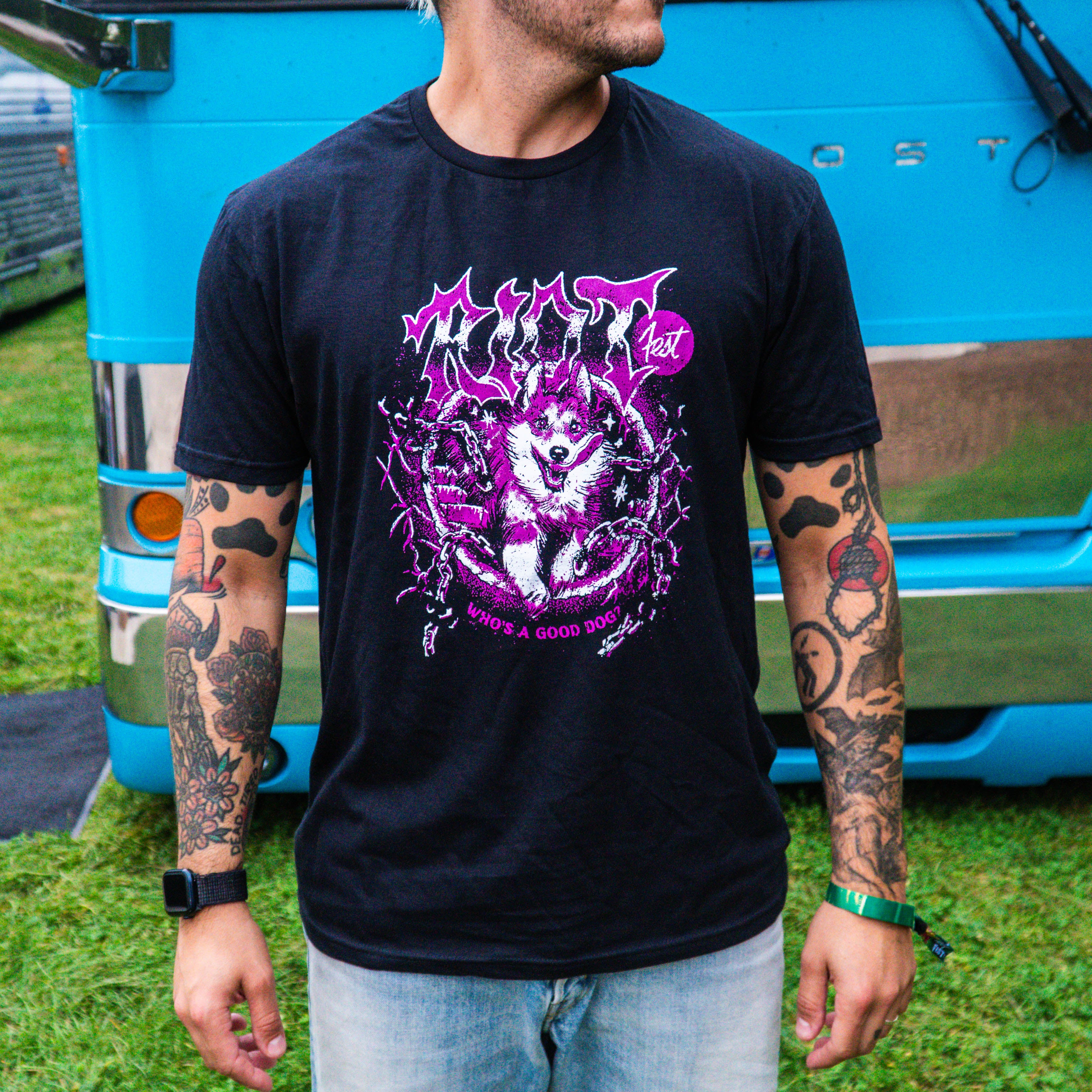 2025 Hardcore Dog Lineup Tee – Riot Brand