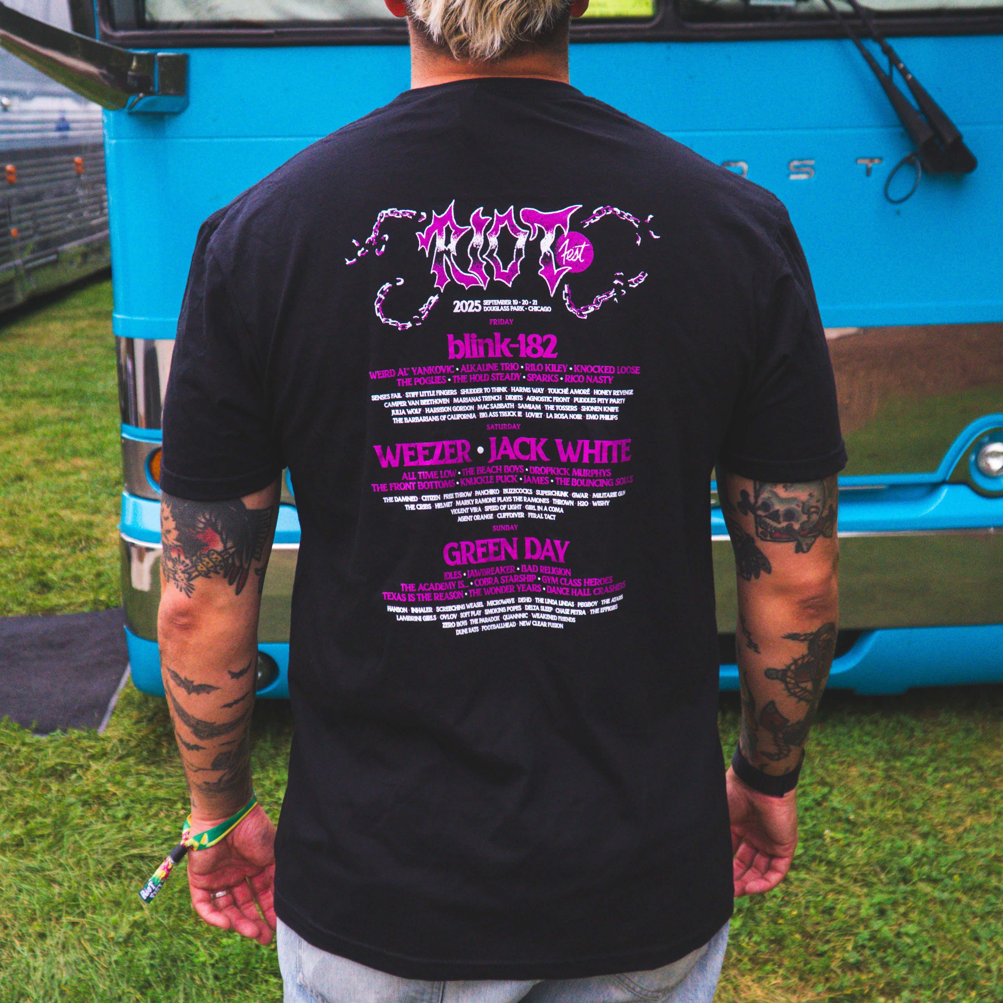 2025 Hardcore Dog Lineup Tee – Riot Brand