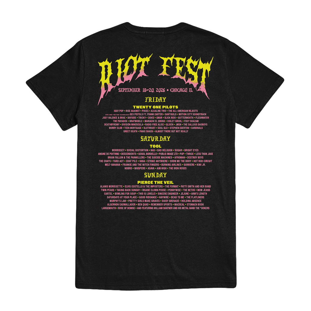 2026 Psychedelic Bunny Lineup Tee