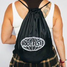 Riot Fest Globe Cinch Bag