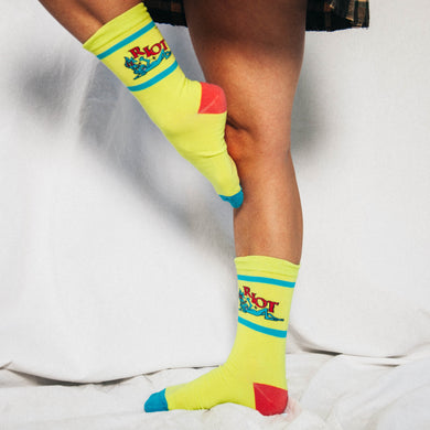 Neon Bunny Socks