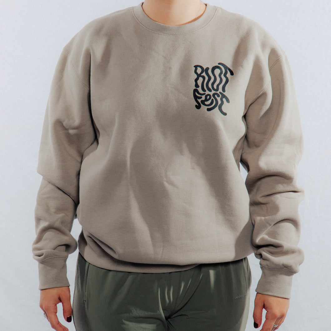 Wavy Crewneck Sweatshirt