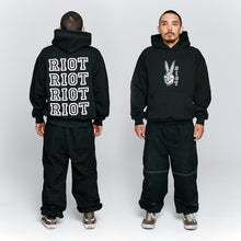 Riot x Rumours Collab Hoodie - RiotLand Bunny Black