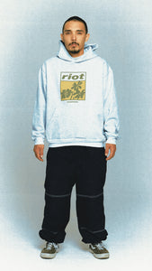 Riot x Rumours Collab Hoodie Grey