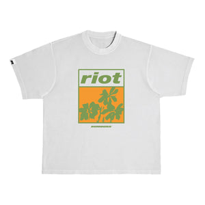 Riot x Rumours Collab Flowers Tee White SOLD OUT