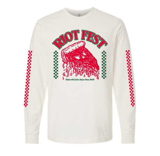 2026 Pizza Long Sleeve Lineup Tee