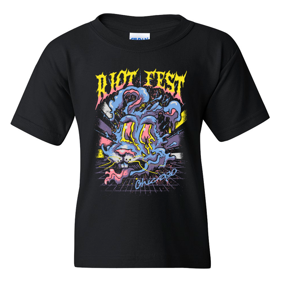 2026 Youth Psychedelic  Bunny Lineup Tee