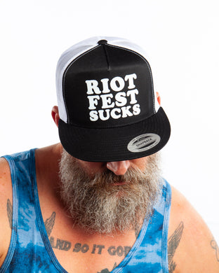 Riot Fest Sucks Trucker Hat Preorder
